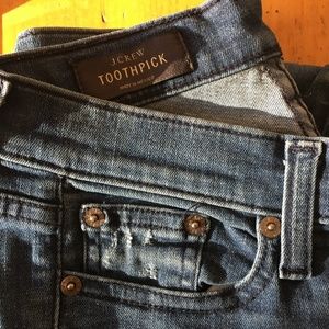 J Crew toothpick jeans